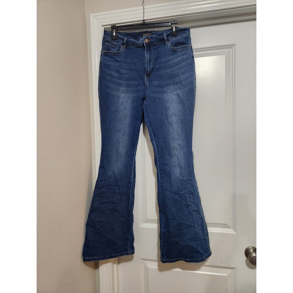 Stylish Blue Flare Women's Jeans